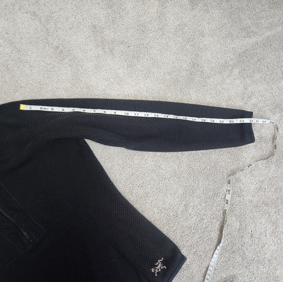 Vintage Arcteryx Black Polartec Half Zip Size Medium - Picture 6 of 14
